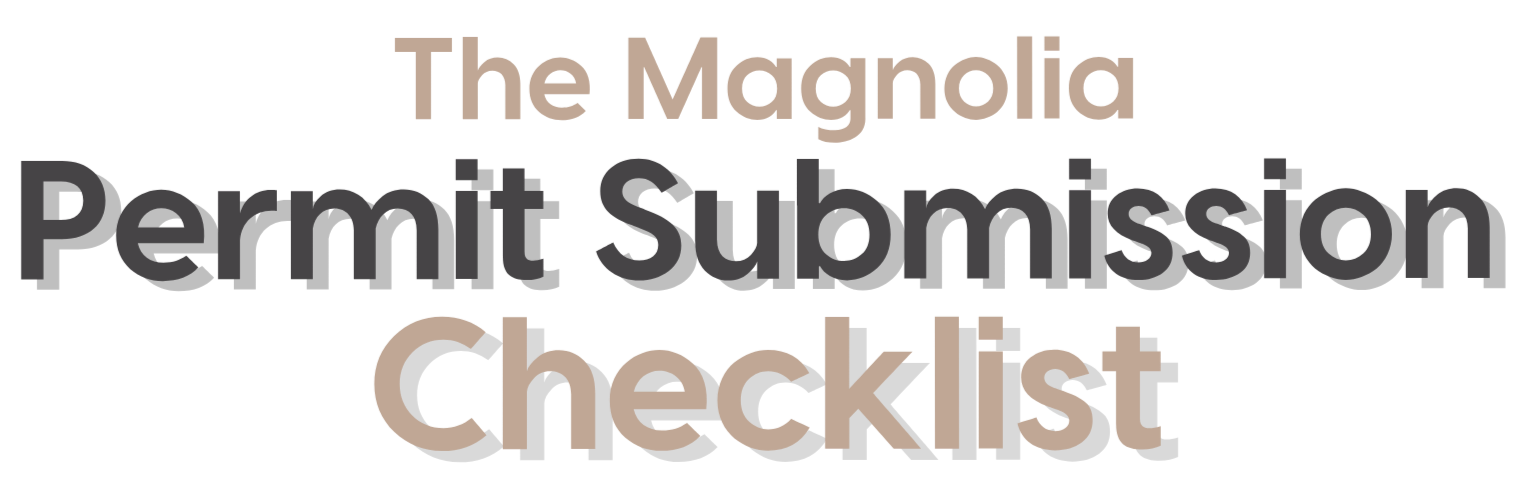 Permit Submission Checklist